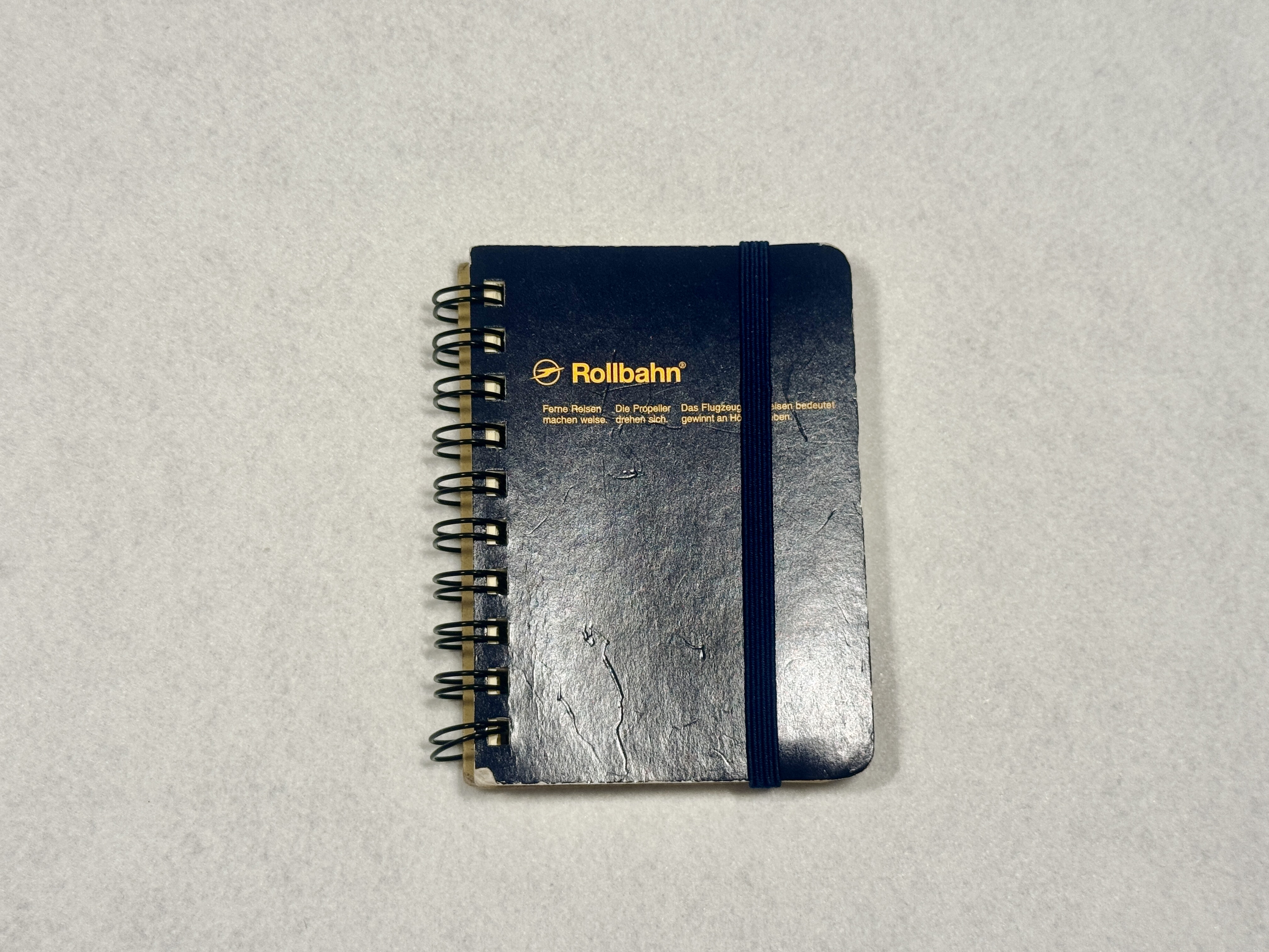 ロルバーンに書き込む様子